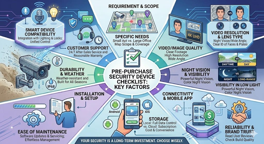 13. Things to Check Before Buying Security Devices