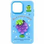 Cute 3D Fruit Designer Back Cover Pear Pink Theme - Image 3