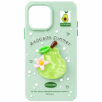 Fruit Designer Back Cover Strawberry Grey Theme - Image 2