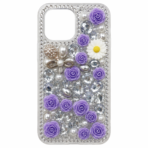 Floral Crystal Designer Back Cover Yellow Theme - Image 2