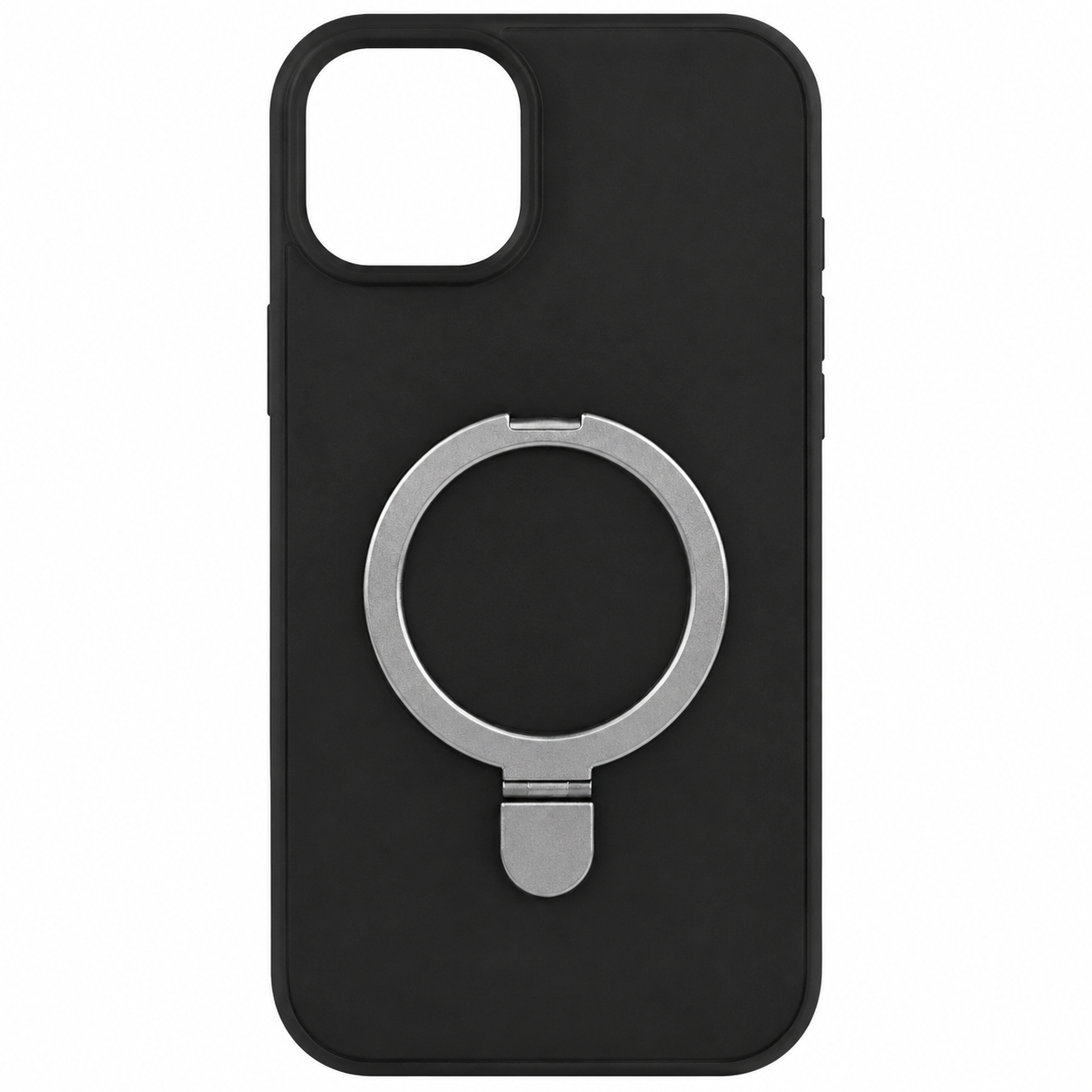 GSK0802101 Premium Magnetic Ring Holder Designer Back Cover Black Theme - Image 1