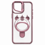 MagSafe Ring Holder Designer Back Cover Blue Clear - Image 4