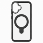 MagSafe Designer Back Cover Black Clear