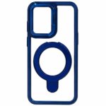 MagSafe Ring Designer Back Cover Blue Clear