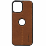 Premium Leather Magnetic Ring Case Black Red Stitch Edition - Image 3