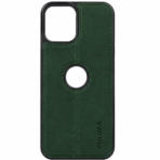 Premium Leather Magnetic Ring Case Black Red Stitch Edition - Image 4