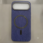 Magnetic Textured Back Case Blue Edition