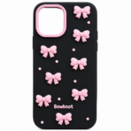Cute Bowknot Silicone Case Brown Edition - Image 3