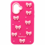 Cute Bowknot Silicone Case Brown Edition - Image 4