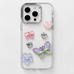 Cute Floral Butterfly Designer Case Pastel Charm Edition