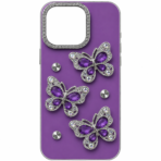 Luxury Rhinestone Butterfly Case Pink Edition - Image 2