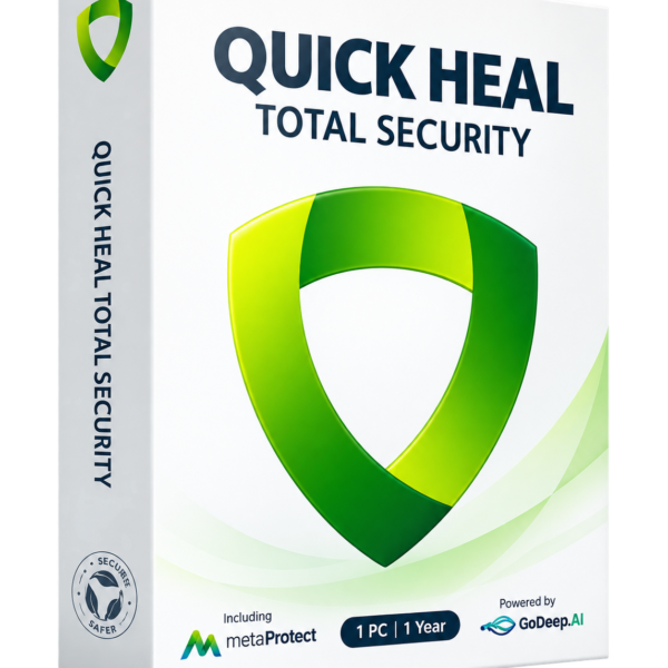 Quick Heal Total Security | 1 Device | 1 Year | Genuine Digital License