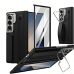 Galaxy Z Fold Full-Body Protective Case with S Pen Holder & Kickstand - Image 3